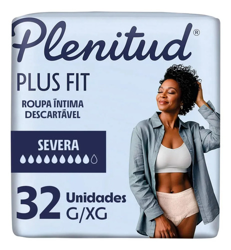 Plenitud plus fit roupa intima para mulheres livre de vazame