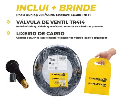 Pneu Dunlop Aro 15 205/60r15 Grandtrek At5 91h Garrudo At