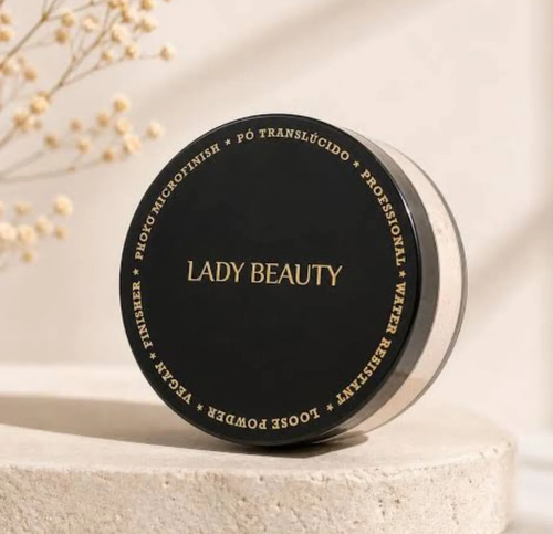 Pó Facial Translúcido Soft Touch Lady Beauty