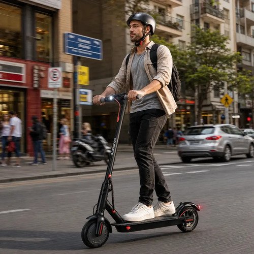 POLARES Z20 Patinete Elétrico Premium 500w Pneu Aderente Velocidade Máxima 32km/h Motorizado Até 30km De Autonomia Polares