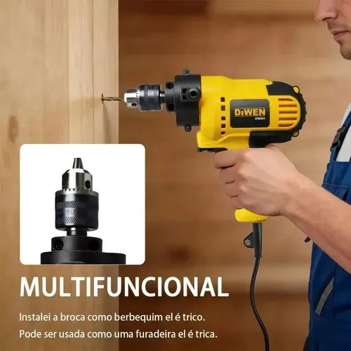 Politriz Lixadeira Multifunções Automotiva Profissional 50hz-60hz 5000rpm Com Mandril 5 Polegadas Furadeira Parafusadeira Mestri M-201
