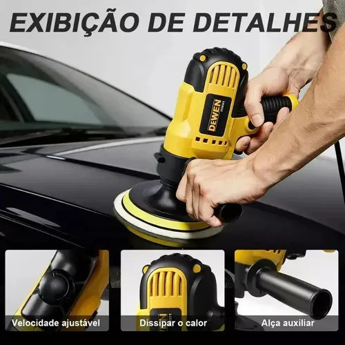 Politriz Lixadeira Multifunções Automotiva Profissional 50hz-60hz 5000rpm Com Mandril 5 Polegadas Furadeira Parafusadeira Mestri M-201
