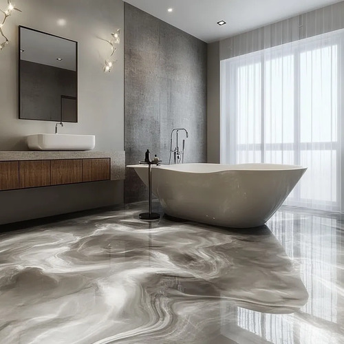 Porcelanato liquido 2 metros banheiro resina epoxi