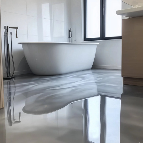Porcelanato Liquido 2 Metros Banheiro Resina Epoxi