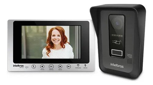Porteiro eletronico intelbras allo wt7 lite wi fi com visor
