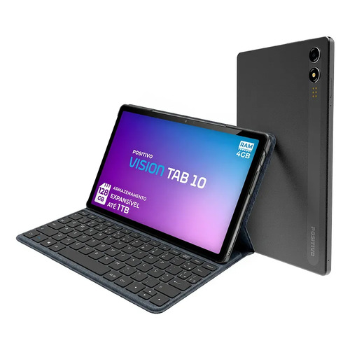 Positivo vision tab10 t3010 4gb ram 128gb ssd com capa tecla 1