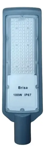 Poste Aço 4 Metros Com 2 Pública Led 100w Completo