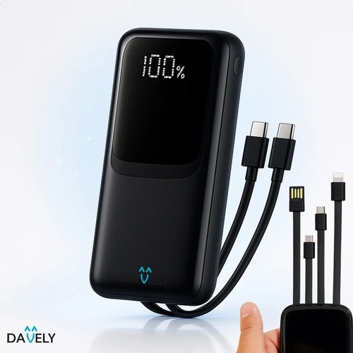 Power bank 20000mah 225w carga rapida com display digital ca