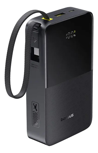 Power bank baseus turbo bipow2 pro 20000mah 225w cor preto