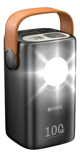 Power Bank Hrebos 60.000mah 100w Pb-997 Para - Starlink Mini Preto