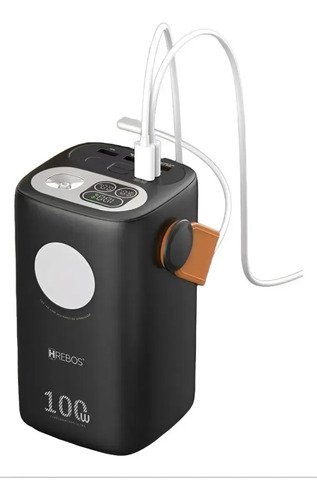 Power Bank Hrebos 60.000mah 100w Pb-997 Para - Starlink Mini Preto