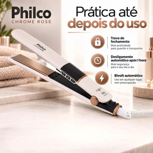 Prancha Philco PPR10 Titanium Digital Bivolt 230°C