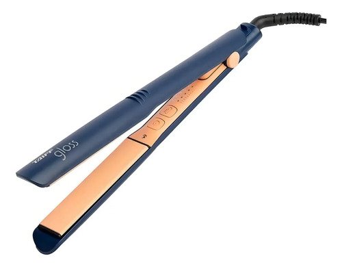 Prancha Taiff Gloss Blue Cerâmica com Macadâmia, Argan e Queratina