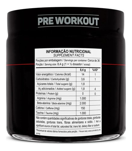 Pré Treino Hórus 300g Max Titanium Frutas Vermelhas Energia Sustentada