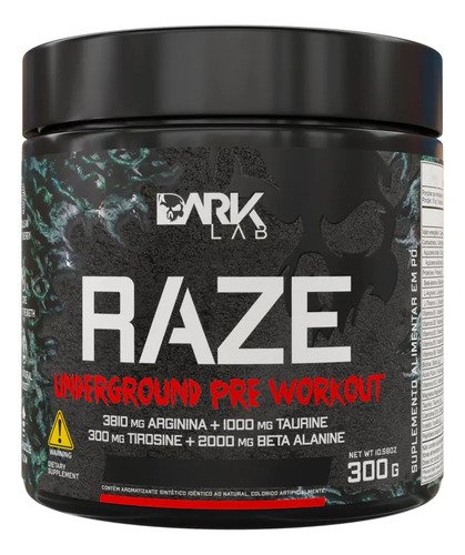 Pre treino raze melancia 300g dark lab