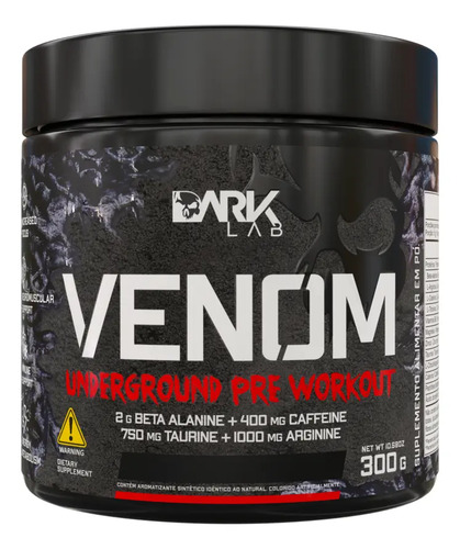 Pre Treino Venom Underground 300g Mango Loko Dark Lab