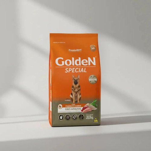 Premier Golden Special Cachorro Adulto Frango e Carne 20 kg