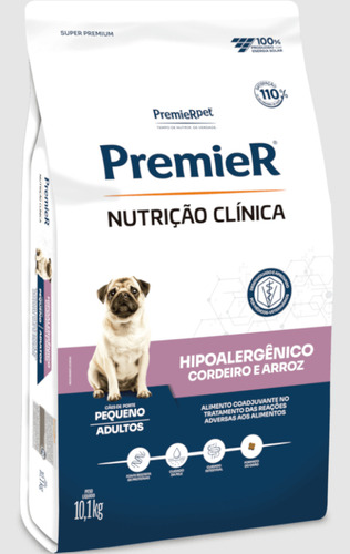 Premier nutricao clinica hipoalergenico para caes adultos po