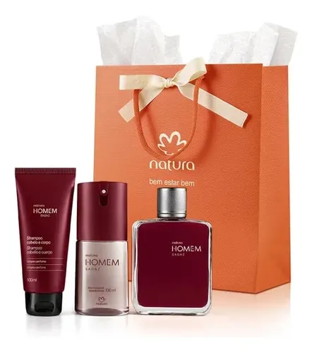 Presente kit natura homem sagaz masculino original