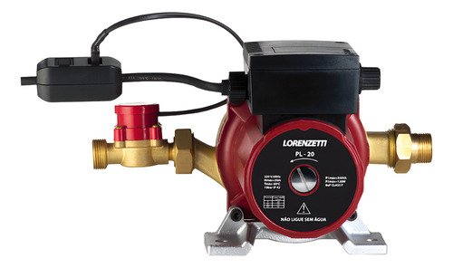 Pressurizador de agua pl20 350w 20 mca lorenzetti
