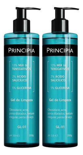 Principia kit 2 gel de limpeza facial gl 01