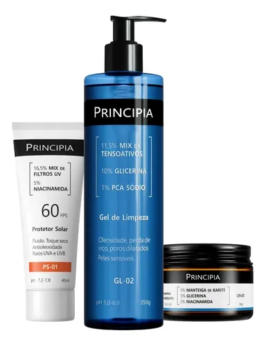 Principia kit completo para pele sensivel com fps 60
