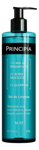 Principia Kit Gel de Limpeza GL-01 + Protetor Solar Facial PS-01 FPS 60