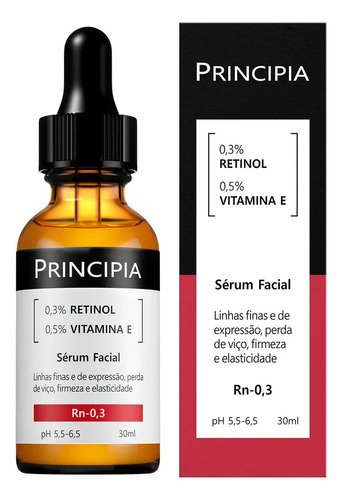 Principia serum facial retinol 30ml todo tipo de pele noite
