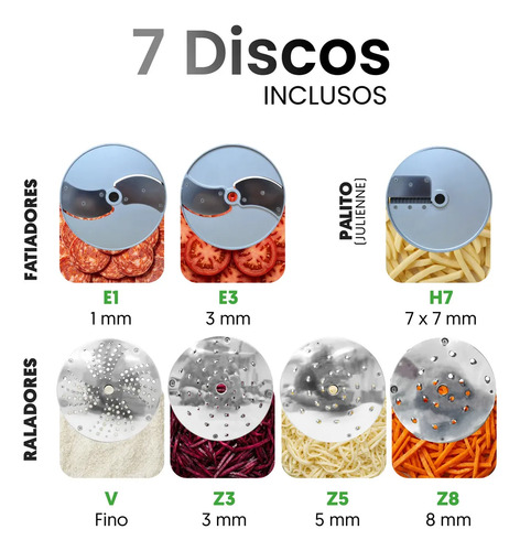 Processador Alimentos 7 Discos PA7 PRO Skymsen