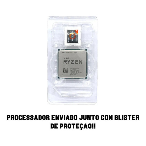 Processador Amd Ryzen 7 5700x Oem 4.6ghz 8 Núcleos E 16 Thed