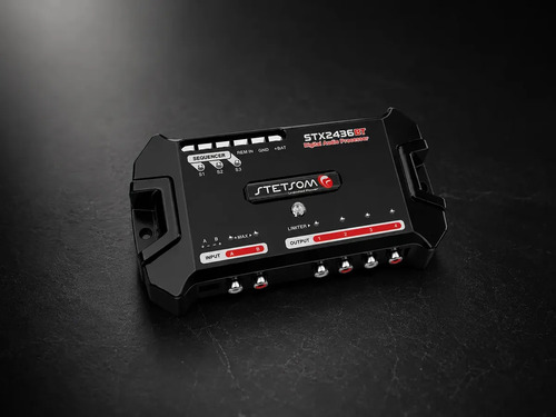 Processador de audio digital stetsom stx2436bt com bluetooth