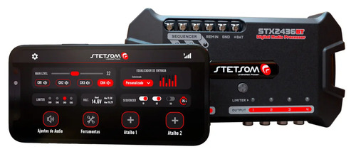 Processador de Áudio Digital Stetsom STX2436BT com Bluetooth TOP