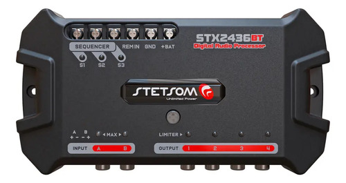 Processador de Áudio Digital Stetsom STX2436BT com Bluetooth TOP