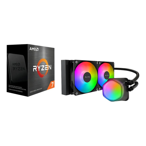 Processador ryzen 7 5800x 8 nucleos water cooler elite