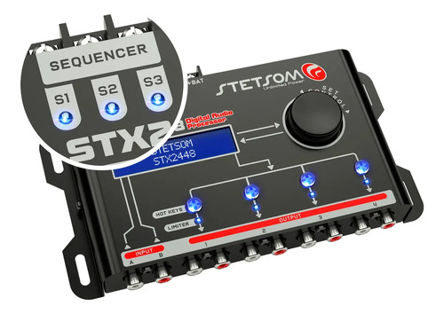 Processador stetsom equalizador stx 2448