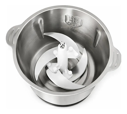Processador Triturador Elétrico De Alimentos Inox 2 Litros