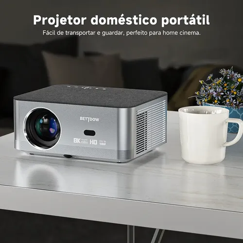 Projetor Bettdow Ac1041 Wifi Bluetooth Full Hd 15000lm