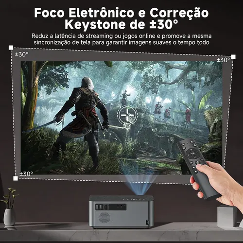Projetor Bettdow Ac1041 Wifi Bluetooth Full Hd 15000lm