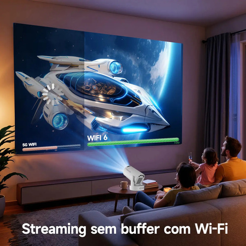 Projetor Magcubic HY300PRO+ HD 720p com Android 14, WiFi 6 e Bluetooth 5.4