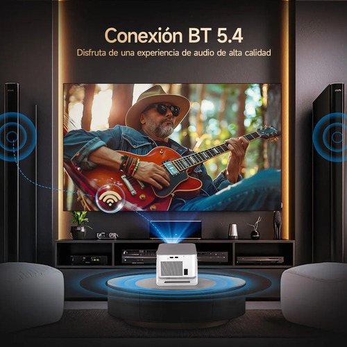 Projetor Magcubic HY350MAX Smart com Android, Wi-Fi e Bluetooth para Filmes em 8K