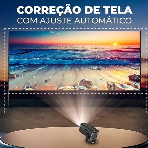 Projetor Mini Hy320 Wi-fi Smart Tv 4k Hd 110v/220v Portatil