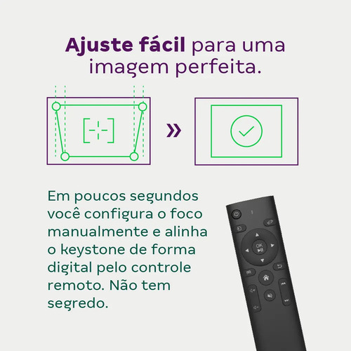 Projetor PFL5211 Full HD 5200lm Branco Intelbras 127/220V