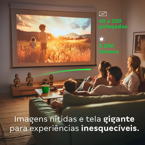 Projetor PFL5211 Full HD 5200lm Branco Intelbras 127/220V