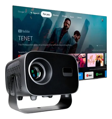 Projetor portatil full hd 4k t15 pro 10000lm cores fortes hd