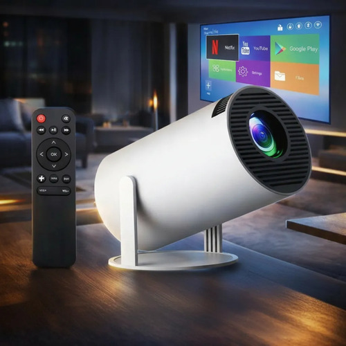Projetor smart portatil full hd 4k android 11 wi fi bluetoot 1