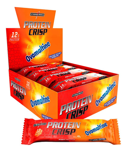 Protein crisp bar ovomaltine 12 unidades integralmedica