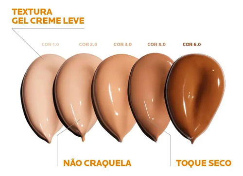 Protetor Solar Facial Antioleosidade com Cor FPS80 Controle da Oleosidade por 12h Reduz Oleosidade e Toque Seco Cor 2.0 Airlicium+ Anthelios La Roche Posay 40g