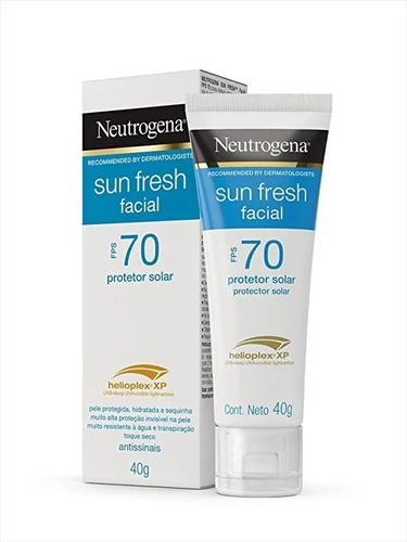 Protetor solar facial sun fresh fps 70 40g Neutrogena