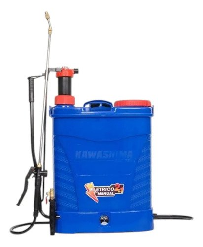 Pulverizador agricola kawashima 20l costal manual e bateria