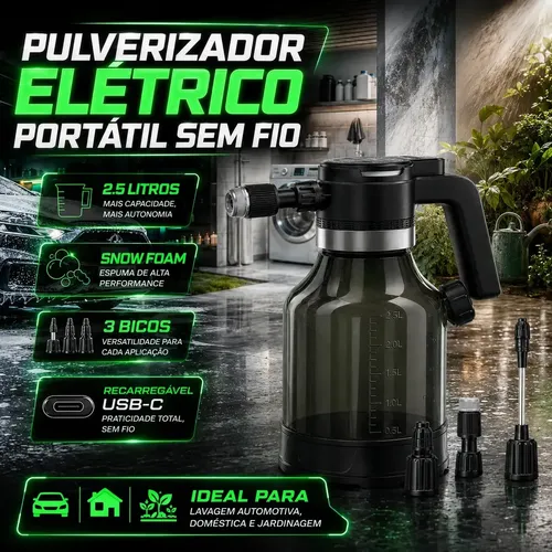 Pulverizador De Espuma Eletrico Alta Pressão Snow Foam